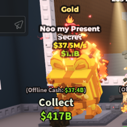 Buy Noo My Present Gold⚡️1 Traits⚡️37.5M/s 25-49 M/s - Steal a Brainrot