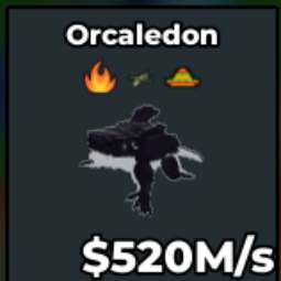 Buy Orcaledon 500-749.99 M/s - Steal a Brainrot