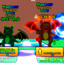 Buy Random Size Magmew 250 EMERALD !| QUICKEST🚚 | CHEAPEST ✅ - Escape Tsunami For Brainrots