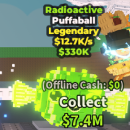 Buy 🌸RadioActive Puffaball - CUTE BRAINROT 🌸 0-24 M/s - Steal a Brainrot
