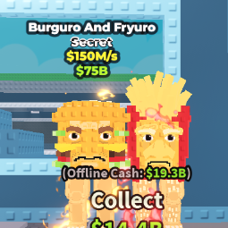 Buy Burguro and Fryuro 100-249 M/s - Steal a Brainrot
