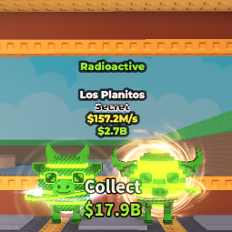 Buy Radioactive Los Planitos 100-249 M/s - Steal a Brainrot