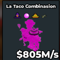 Buy La Taco Combinasion 750-999.99 M/s - Steal a Brainrot