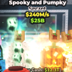 Buy Spooky and Pumpky 240m/s 100-249 M/s - Steal a Brainrot