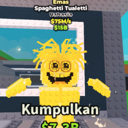 Buy Gold Spaghetti Tualetti 50-99 M/s - Steal a Brainrot