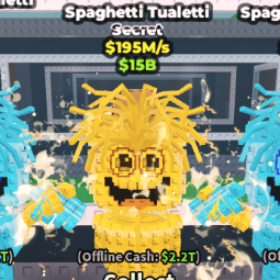 Buy Spaghetti Gold - 195ms - Instant Delivery 100-249 M/s - Steal a Brainrot
