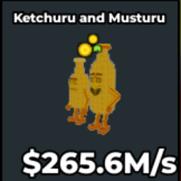 Buy NO TACO Lucky Gold Ketchuru and Musturu 250-499 M/s - Steal a Brainrot