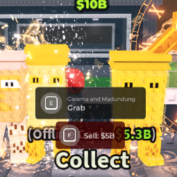 Buy ⭐Garama $62.5M/s⭐Gold⭐ 50-99 M/s - Steal a Brainrot