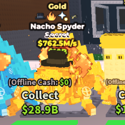 Buy Gold Nacho Spyder 762.5M/s 750-999 M/s - Steal a Brainrot