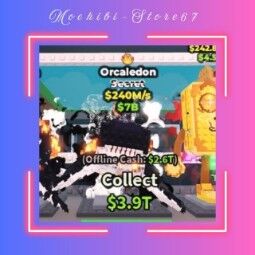 Buy Orcaledon 100-249.99 M/s - Steal a Brainrot