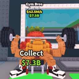 Buy Gym Bros 25-49.99 M/s - Steal a Brainrot