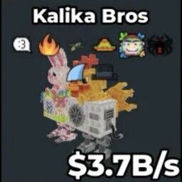 Buy ⭐️Kalika Bros 3.7B/S GOOD TRAIT SUPER RARE LIMITED - FAST DELIVERY⭐️ 1-4.99 B/s - Steal a Brainrot