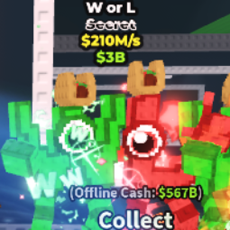Buy W or L 210M/s 100-249 M/s - Steal a Brainrot