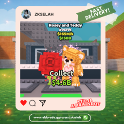 Buy ⭐Rosey and Teddy⭐ 100-249 M/s - Steal a Brainrot