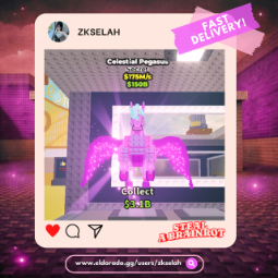 Buy Celestial Pegasus 100-249.99 M/s - Steal a Brainrot