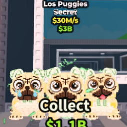 Buy Los Puggies ⭐ 25-49 M/s - Steal a Brainrot