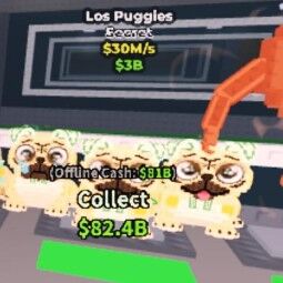 Buy Los Puggies 30M/s (528) 25-49 M/s - Steal a Brainrot