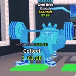 Buy Gym Bros Diamond (6) 50-99 M/s - Steal a Brainrot