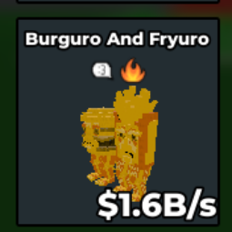 Buy Burguro and Fryuro 1-4.99 B/s - Steal a Brainrot