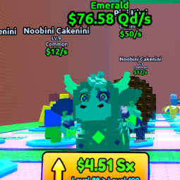 Buy La Vaca Nebulosa Frostina Lv.99 Emerald 76,58 Qd/s - Escape Tsunami For Brainrots