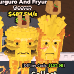 Buy CHEAPEST BURGURO AND FRYURO GOLD 487.5 MS + 1 TRAITS (SAB) 500-749 M/s - Steal a Brainrot