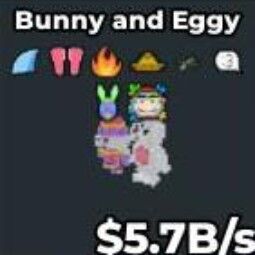 Buy Bunny and Eggy 5-9.99 B/s - Steal a Brainrot