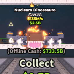 Buy Nuclearo Dinossauro 135M/s 100-249 M/s - Steal a Brainrot