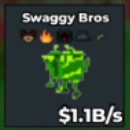 Buy Swaggy Bros 1-4.99 B/s - Steal a Brainrot