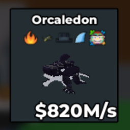 Buy Orcaledon 500-749.99 M/s - Steal a Brainrot