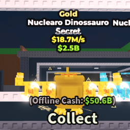 Buy Nuclearo Dinossauro 0-24 M/s - Steal a Brainrot