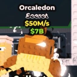 Buy Orcaledon | Gold | 50M/s | Secret (SB2) 25-49 M/s - Steal a Brainrot