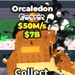 Buy Orcaledon | Gold | 50M/s | Secret (05) 50-99 M/s - Steal a Brainrot
