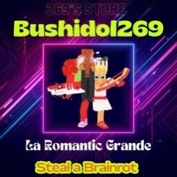 Buy 💐💐Gold La Romantic Grande 810M/s💐💛Fast Delivery🚚Bushidol2️⃣6️⃣9️⃣'s Store 750-999 M/s - Steal a Brainrot