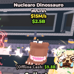 Buy Nuclearo Dinossauro⚡️15M/s 0-24 M/s - Steal a Brainrot