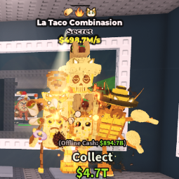 Buy La Taco Combinasion Gold⚡️3 Traits⚡️498.7M/s 250-499 M/s - Steal a Brainrot