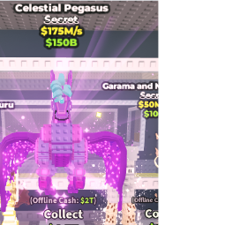 Buy Celestial Pegasus 100-249.99 M/s - Steal a Brainrot
