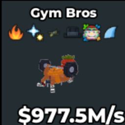 Buy Gym Bros 750-999.99 M/s - Steal a Brainrot