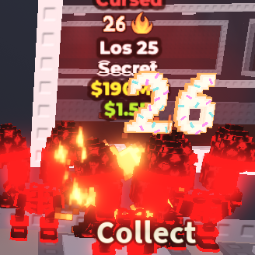 Buy Los 25 Cursed 190M | Secret 100-249 M/s - Steal a Brainrot