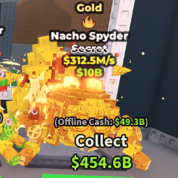 Buy Nacho Spyder Gold 312.5M fast delivery 250-499 M/s - Steal a Brainrot