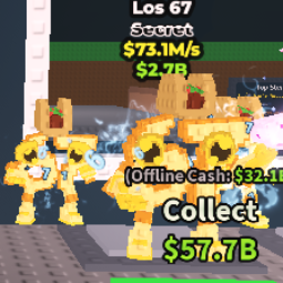 Buy 🔥 Los 67 [73.1M/s] 🔥 50-99 M/s - Steal a Brainrot