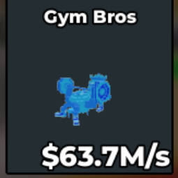 Buy Gym Bros 50-99.99 M/s - Steal a Brainrot