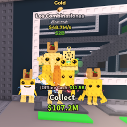Buy ⭐ Gold Los Combinasionas ⭐ 25-49 M/s - Steal a Brainrot