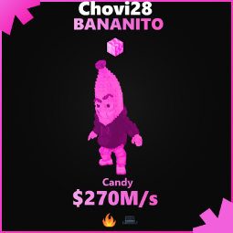 Buy Bananito 250-499.99 M/s - Steal a Brainrot