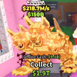 Buy Cerberus🟡Gold🟡218M/s || Insta Delivery 🚀 100-249 M/s - Steal a Brainrot