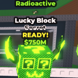 Buy ⭐RadioActive Secret Lucky Block⭐Guaranteed 750-999 M/s - Steal a Brainrot