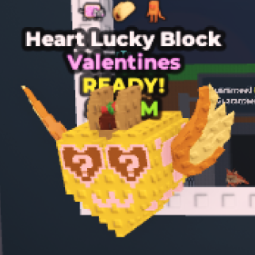 Buy x1 Heart Lucky Block Gold + 3 Traits 0-24 M/s - Steal a Brainrot