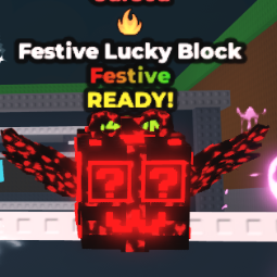 Buy Festive lucky Block CURSED with fire 🟥☠️🎁 500-749 M/s - Steal a Brainrot