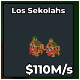 Buy Los Sekolahs 100-249 M/s - Steal a Brainrot