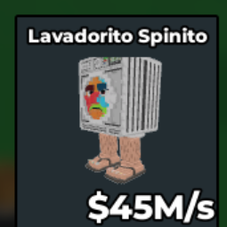 Buy Lavadorito Spinito 25-49.99 M/s - Steal a Brainrot