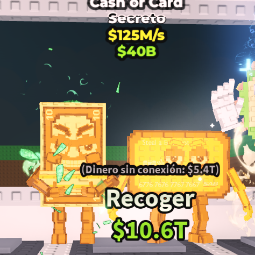 Buy Cash or Card Gold 125M/s #05 100-249 M/s - Steal a Brainrot